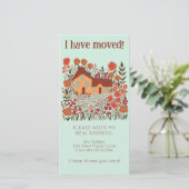 Neue Zuhause-Adresse Niedlich Bauernhof Baumfreie Save The Date (Stehend Vorderseite)