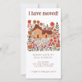 Neue Zuhause-Adresse Niedlich Bauernhof Baumfreie  Save The Date (Vorderseite)