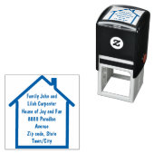 neue Zuhause-Adresse Permastempel (Beispiel)