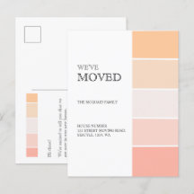 Neue Zuhause-Adresse Rosen pink pfirsichfarbene An