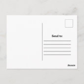 Neue Zuhause-Adresse Rustikale Bewegungsankündigun Postkarte (Rückseite)