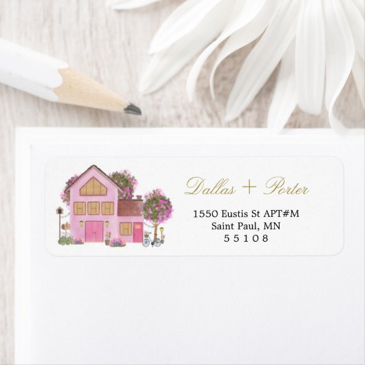 Neue Zuhause-Adressmarken (Insitu)