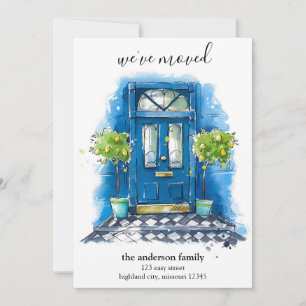 Neue Zuhause an der Vordertür, neue Adressenversch Ankündigung