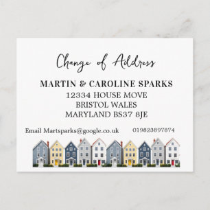 Neue Zuhause Änderung der Adresse neue Zuhause, di Ankündigungspostkarte