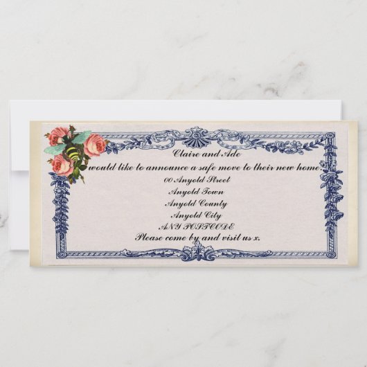 Neue Zuhause-Ankündigung (Rückseite)