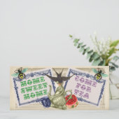 Neue Zuhause-Ankündigung (Stehend Vorderseite)