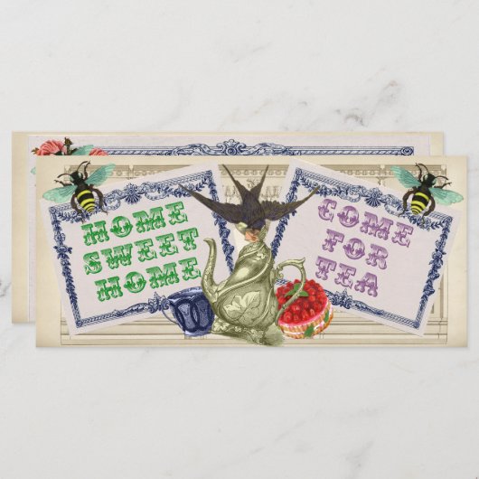 Neue Zuhause-Ankündigung (Vorne/Hinten)