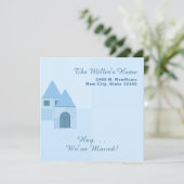 Neue Zuhause Ankündigung & Housewarming Party Einl (Stehend Vorderseite)