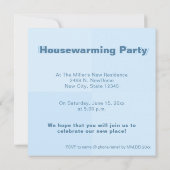 Neue Zuhause Ankündigung & Housewarming Party Einl (Rückseite)