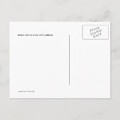 Neue Zuhause Ankündigung Postkarte (Rückseite)