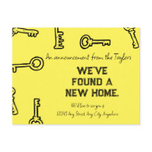 Neue Zuhause-Ankündigung/Schlüsselthema