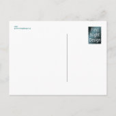 Neue Zuhause Ankündigungspostkarte (Rückseite)