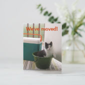 Neue Zuhause Ankündigungspostkarte (Stehend Vorderseite)