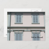 Neue Zuhause Ankündigungspostkarte (Vorne/Hinten)