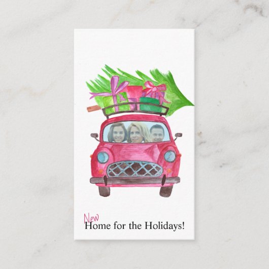 Neue Zuhause anpassbare Fotokarte Begleitkarte (Vorderseite)