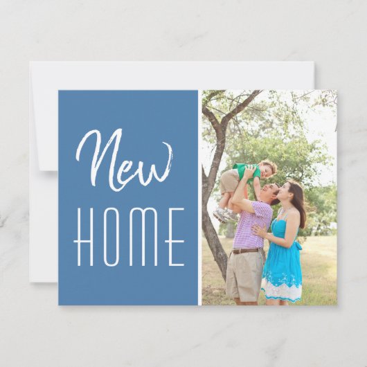 Neue Zuhause Benutzerdefinierte Foto Änderung der Ankündigung (Vorderseite)