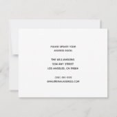 Neue Zuhause Benutzerdefinierte Foto Änderung der Ankündigung (Rückseite)