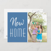 Neue Zuhause Benutzerdefinierte Foto Änderung der  Ankündigungspostkarte (Vorne/Hinten)