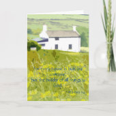 Neue Zuhause Bibelverse Karte (Vorderseite)