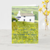 Neue Zuhause Bibelverse Karte (Gelbe Blume)