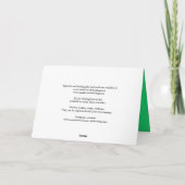 Neue Zuhause Bible Verse Grußkarte Karte (Rückseite)