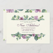 Neue Zuhause Botanical We Moved Eukalyptus Announc Ankündigung (Vorne/Hinten)