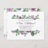 Neue Zuhause Botanisch Wir haben Eukalyptus versch Ankündigungspostkarte (Vorne/Hinten)