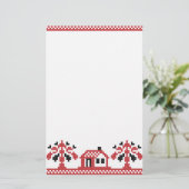 Neue Zuhause Briefpapier (Stehend Vorderseite)