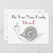 Neue Zuhause-Card Ankündigungspostkarte (Vorne/Hinten)