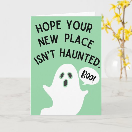 Neue Zuhause-Card | Funny Zuhause Card Karte (Gelbe Blume)