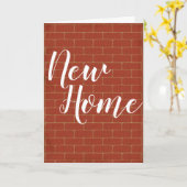 Neue Zuhause-Card Karte (Gelbe Blume)