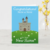 Neue Zuhause-Card Karte (Gelbe Blume)