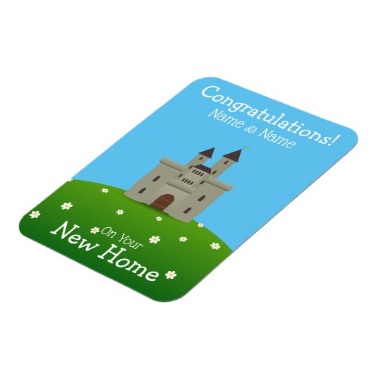Neue Zuhause-Card Magnet (Linke Seite)