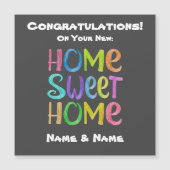 Neue Zuhause-Card Magnetkarte (Vorderseite)