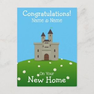 Neue Zuhause-Card Postkarte