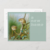 Neue Zuhause CC0112 Archibald Thorburn Dormice Ankündigungspostkarte (Vorne/Hinten)