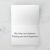 NEUE ZUHAUSE-CHERISCH DIE ALTEN ERINNERUNGEN UND M ANKÜNDIGUNG (Innenseite)