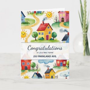 Neue Zuhause Closing aus Realtor-Niedlichem Muster Karte