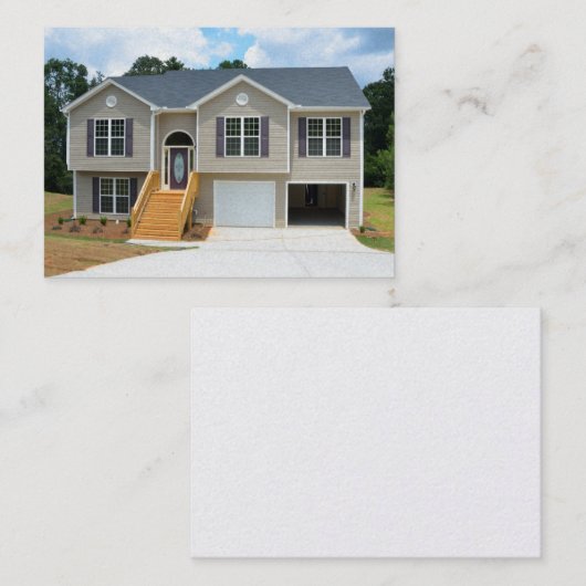 Neue Zuhause Construction Business Card Visitenkarte (Vorne/Hinten)