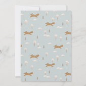 Neue Zuhause Cosy House Fox Weihnachtskarte Einladung (Rückseite)