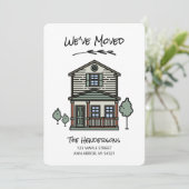 Neue Zuhause, die wir verschoben haben Ankündigung (Stehend Vorderseite)