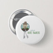 Neue Zuhause-Eigentümer Button (Vorne & Hinten)