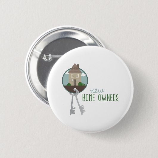 Neue Zuhause-Eigentümer Button (Vorne & Hinten)