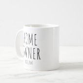Neue Zuhause-Eigentümer Housewarmin Party Geschenk Kaffeetasse (Vorderseite Links)