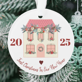 Neue Zuhause erste Haus rustikale niedliche Blumen Ornament