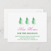 Neue Zuhause | Feiertage-Ankündigung Postkarte (Vorne/Hinten)