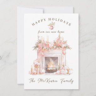 Neue Zuhause Festivals Weihnachtskarte für den Fir Feiertagskarte