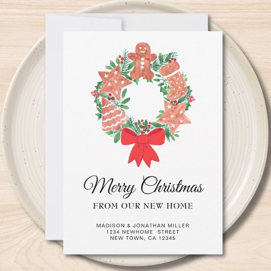 Neue Zuhause Festliche Weihnachtsbewegung Ankündigung