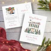 Neue Zuhause Foto Holiday Postkarte
