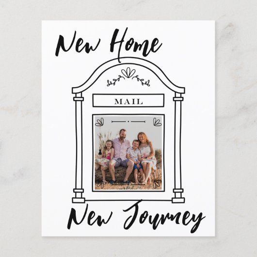 Neue Zuhause-Foto-Meldung Flyer (Vorne)